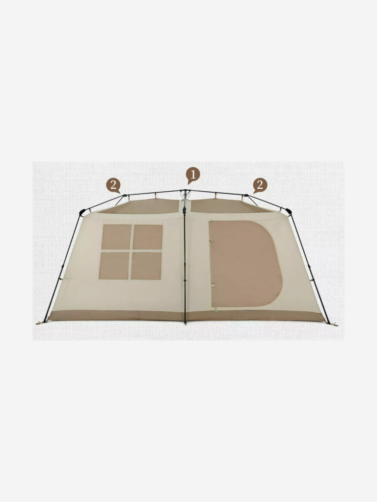 Палатка Naturehike Village 13 автоматическая 5-8-местная