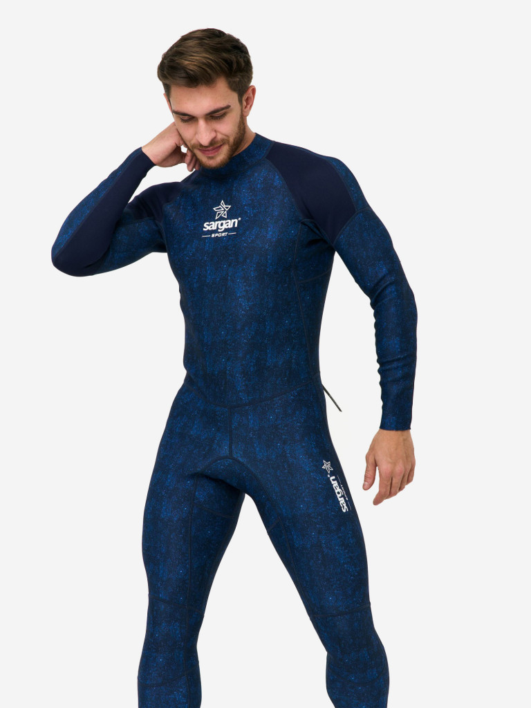Гидрокостюм неопреновый длинный мужской 2мм SARGAN Sport