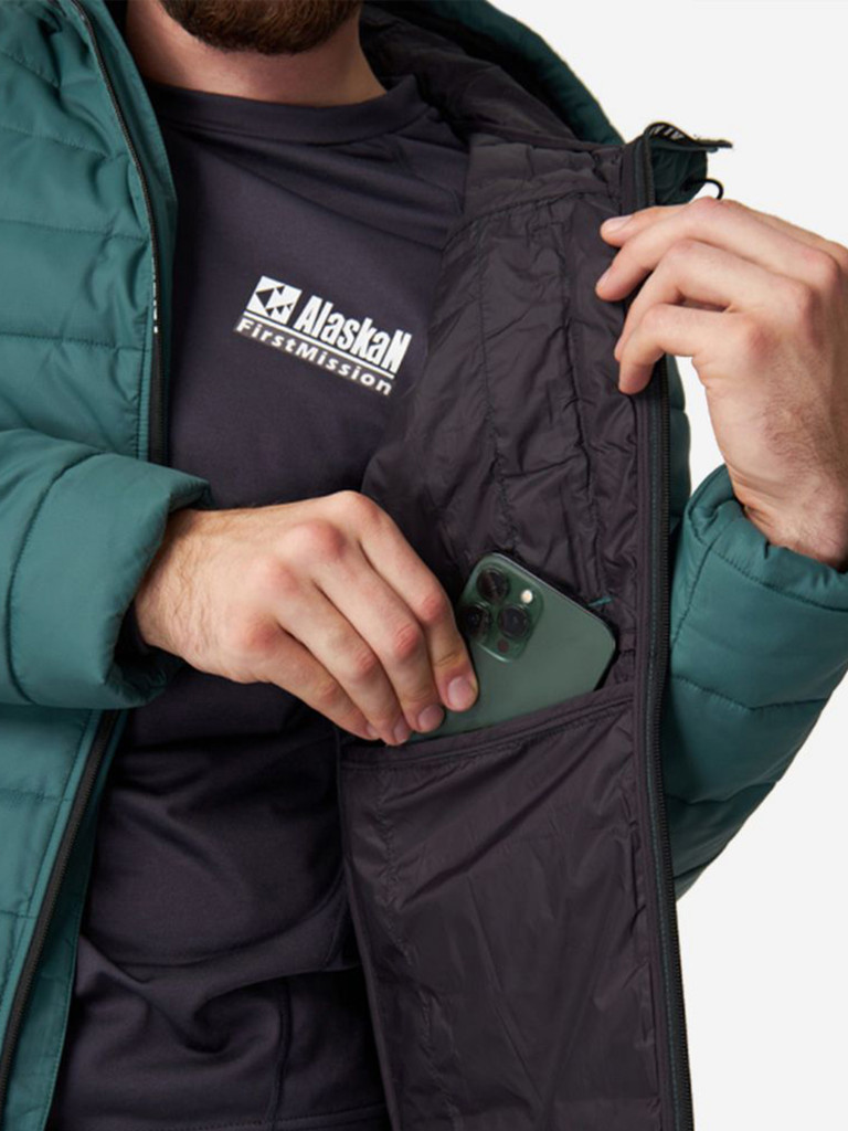 Куртка мужская Alaskan Juneau Green утепленная стеганая