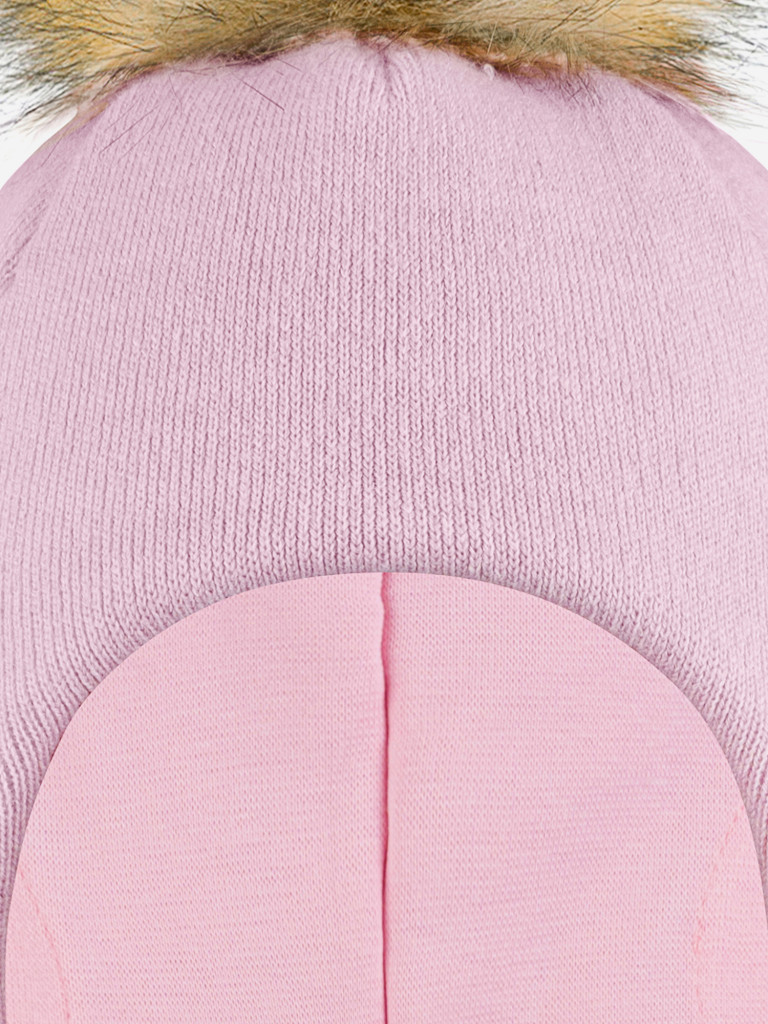Шапка-шлем для девочки GUSTI GW25AC1226G-PINK