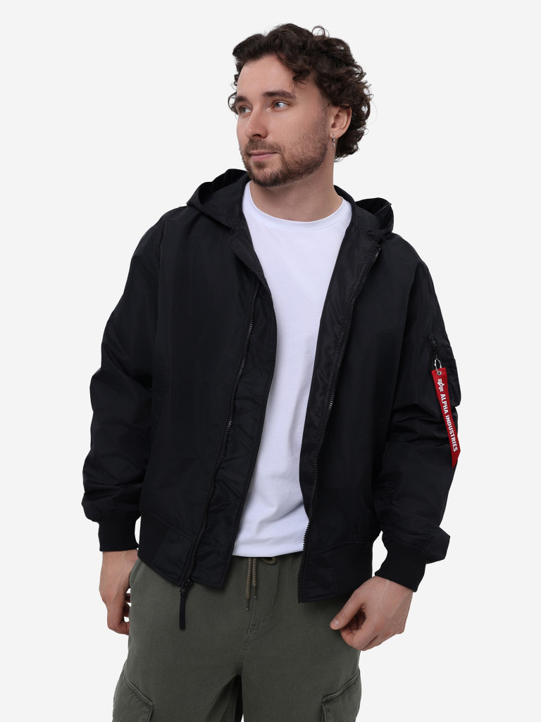 Ветровка мужская Logo L-2B Hooded Hunter Alpha Industries