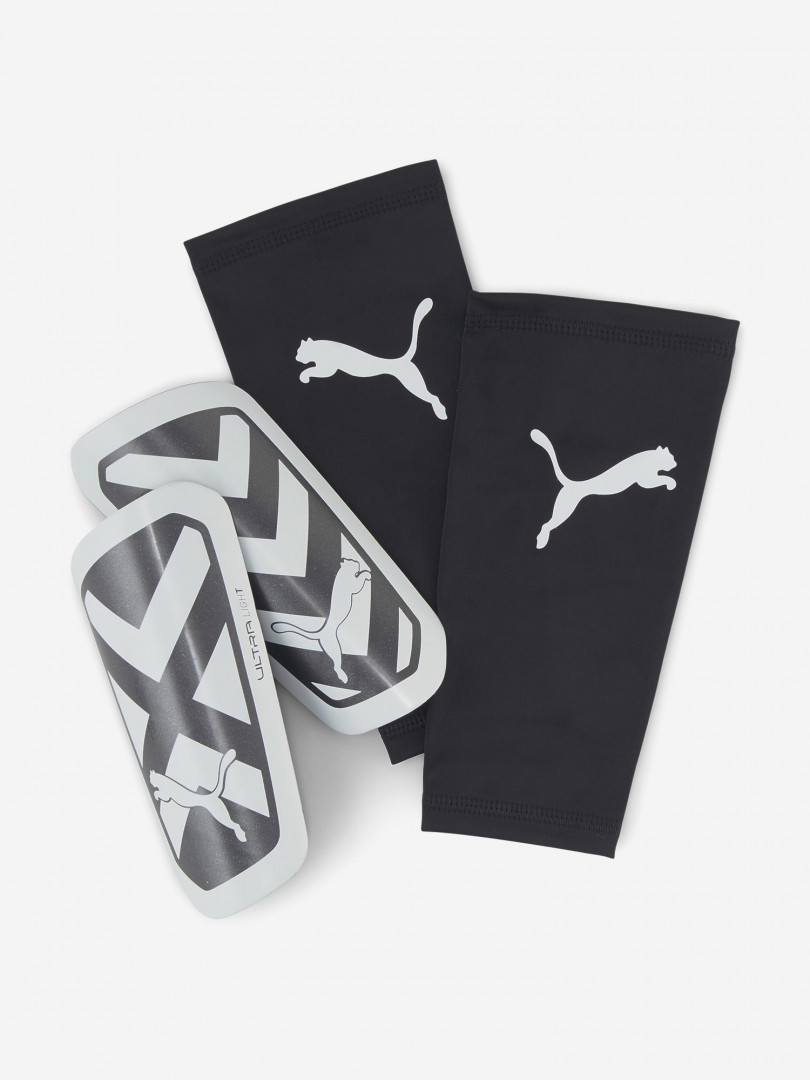 фото Щитки футбольные puma ultra light sleeve, серый
