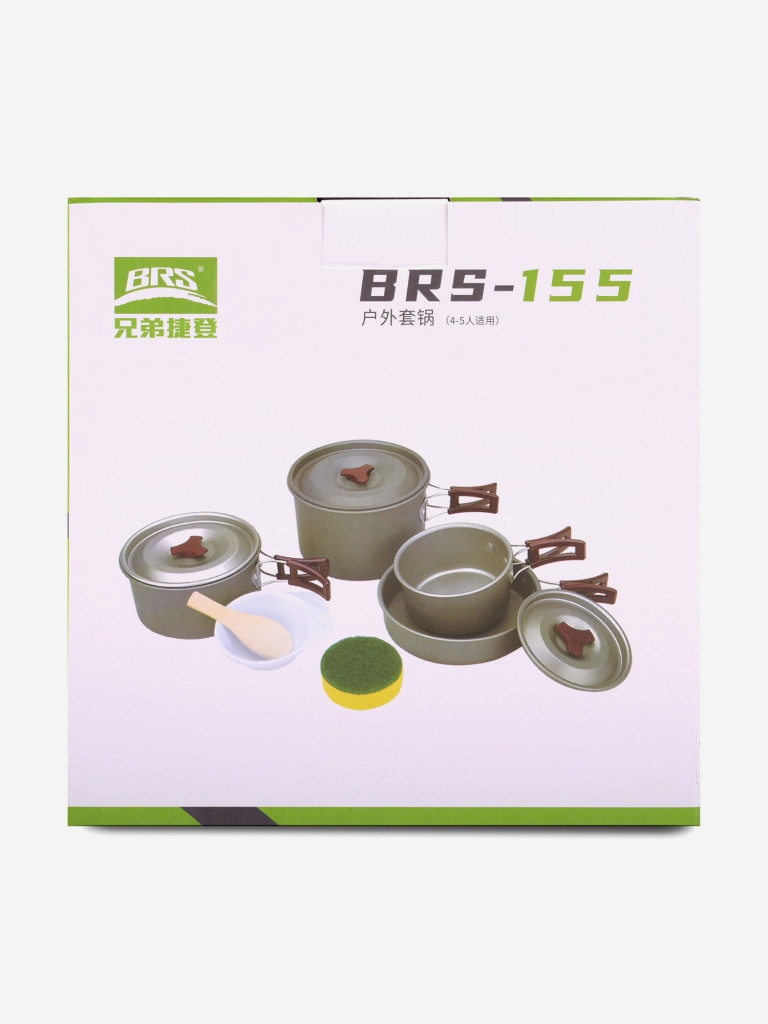 Набор посуды, 3 кастрюли, 1 сковородка, 4-5 персон BRS-155
