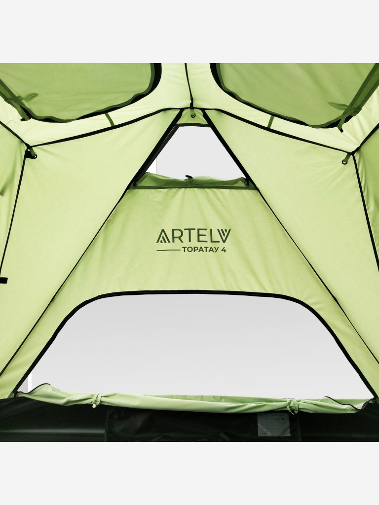Палатка кемпинговая ARTELV 4 (зеленая)