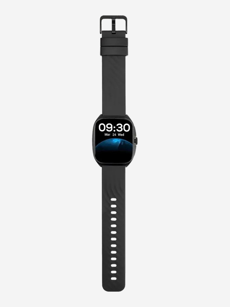 Умные часы TTEC Tempus Pro 47mm Rectangular Case Smartwatch в прямоугольном алюминиевом корпусе с AMOLED-экраном. Цвет: черный