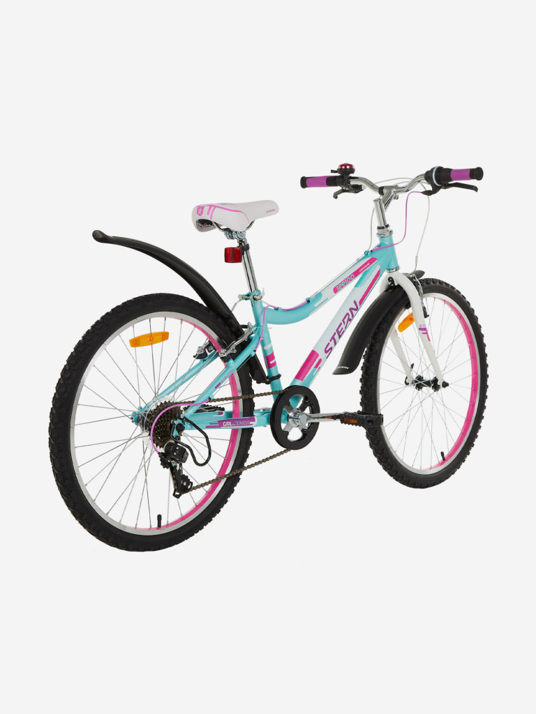 Комплект: велосипед для девочек Stern Leeloo 24 1.0 24", 2022 с аксессуарами