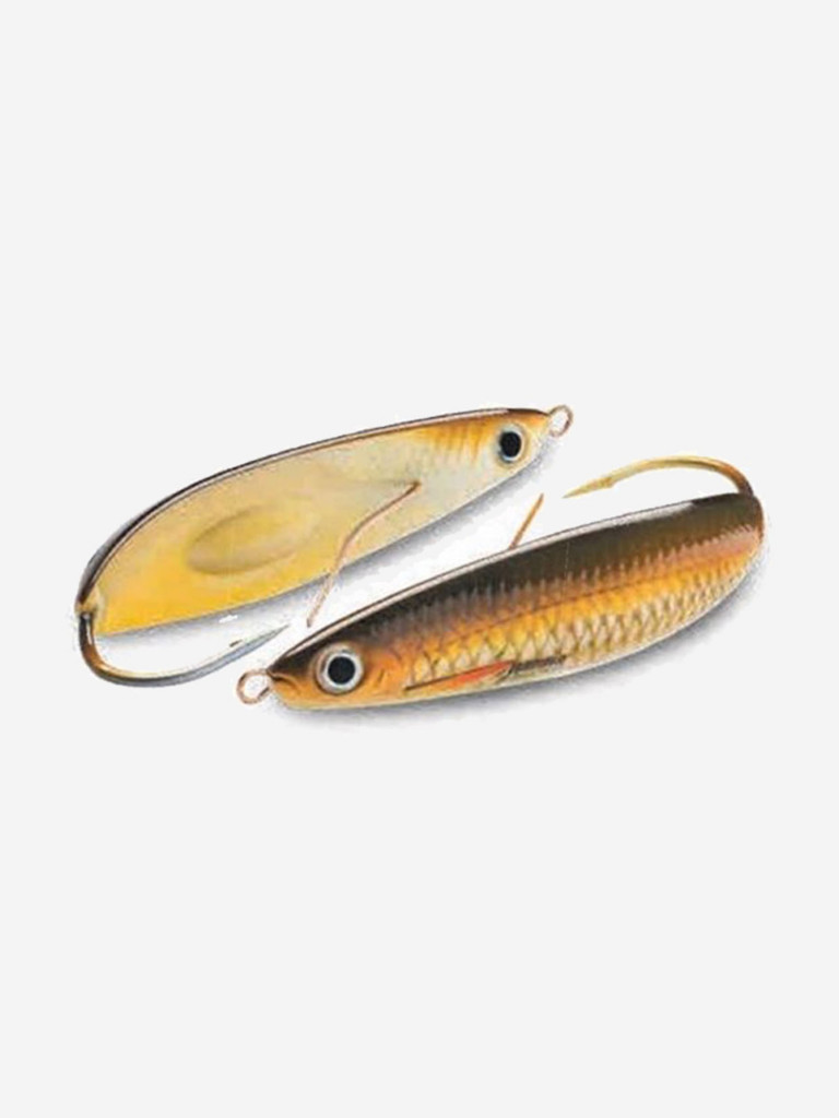 Блесна для рыбалки колеблющаяся RAPALA Rattlin' Minnow Spoon, 8см, 16гр /SBR (незацепляйка)