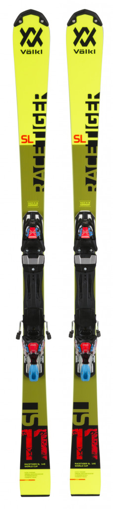 Горные лыжи детские Volkl Racetiger SL R + крепления Race 10 TCX