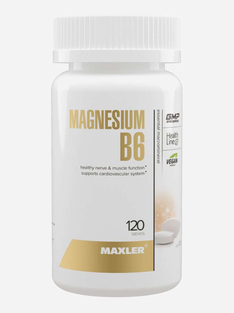 Витаминно-минеральный комплекс Магний В6 Maxler Magnesium B6, 120 таблеток