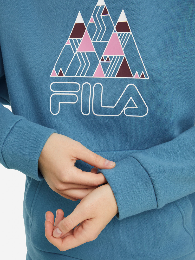 фото Худи женская fila, голубой