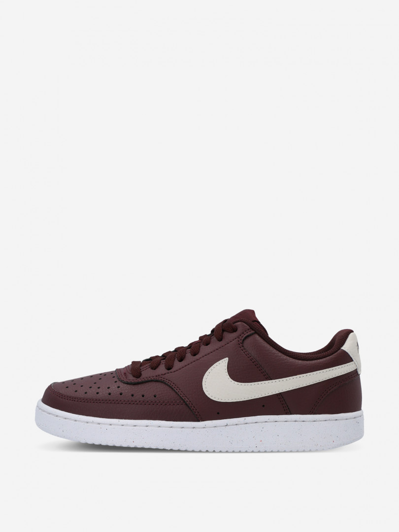 фото Кеды женские nike court vision low better, красный