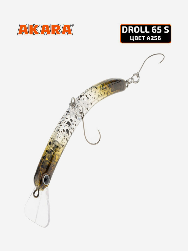 Воблер Akara Droll 65S минноу тонущий на форель 3,7гр A256
