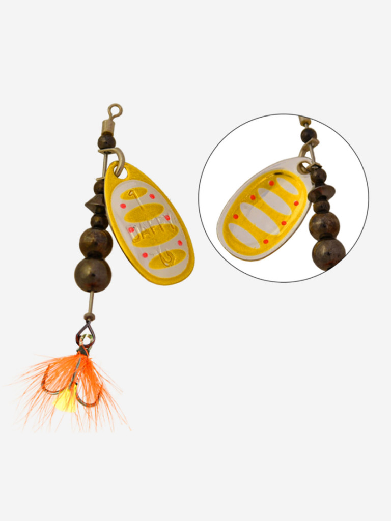 Блесна для рыбалки вращающаяся LureMax Daffy 5,3гр.