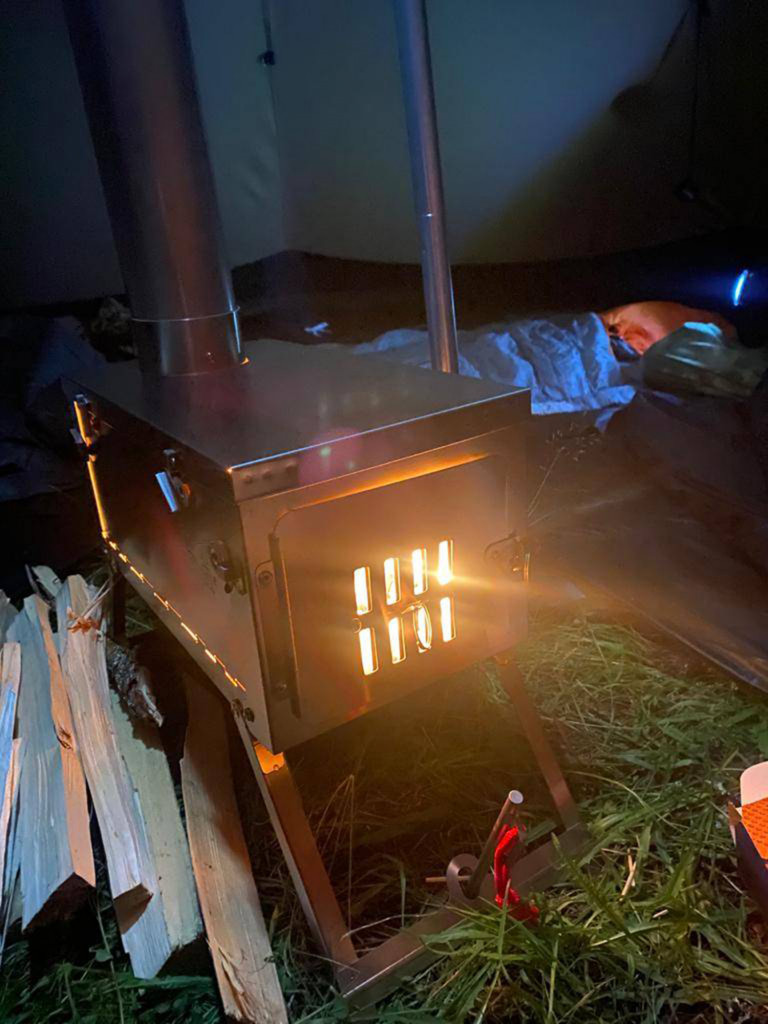 Складная туристическая печь Winnerwell Fastfold Plus Nested Pipe Medium