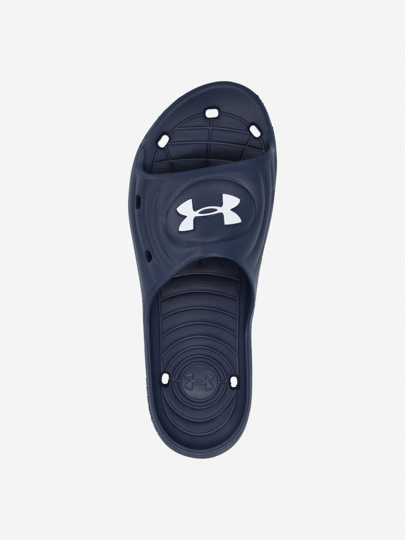 фото Шлепанцы мужские under armour locker iv sl, синий