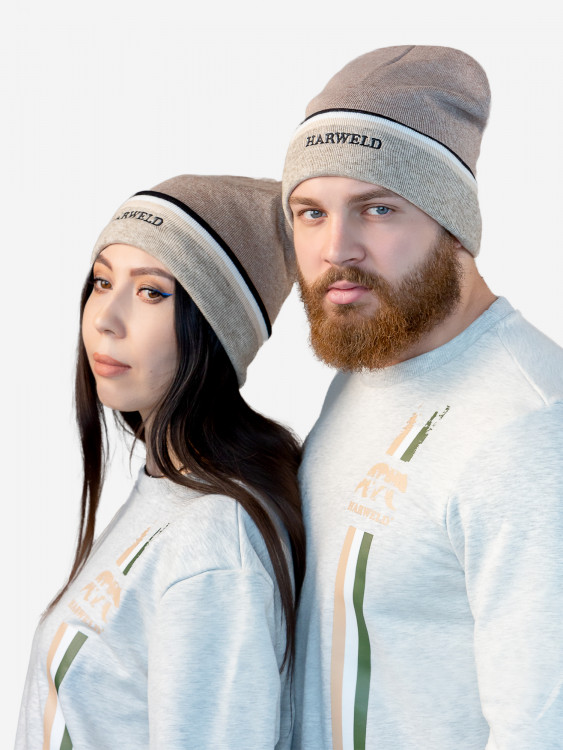 Шапка Harweld (бежевая)