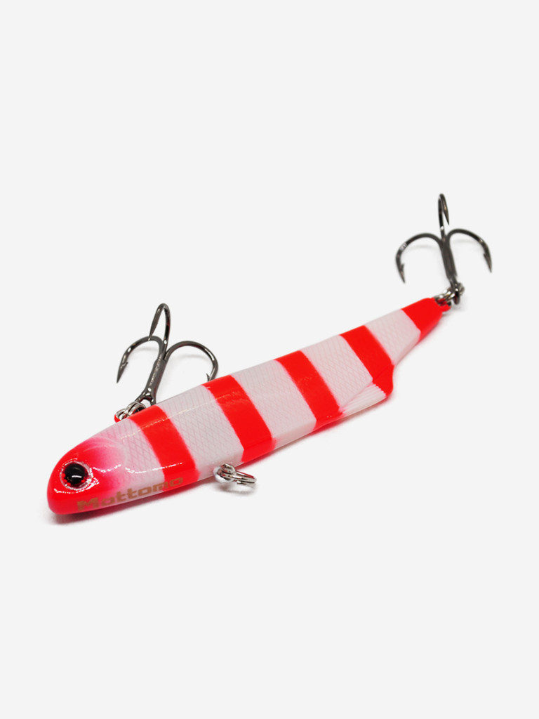 Воблер Mottomo Blade VIB 105S 41g White Red