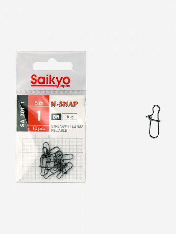 Застежка Saikyo SA-201-1 ( 1 упк. по 10шт.)