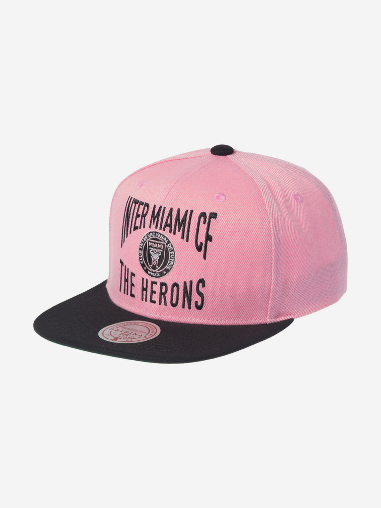 Бейсболка с прямым козырьком MITCHELL NESS HS8189-IMCPINK Inter Miami CF MLS (розовый)