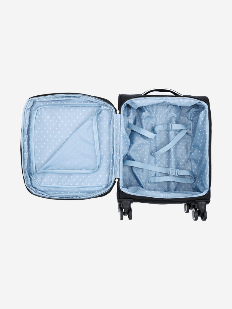 Чемодан TORBER Nero чёрный 37 л