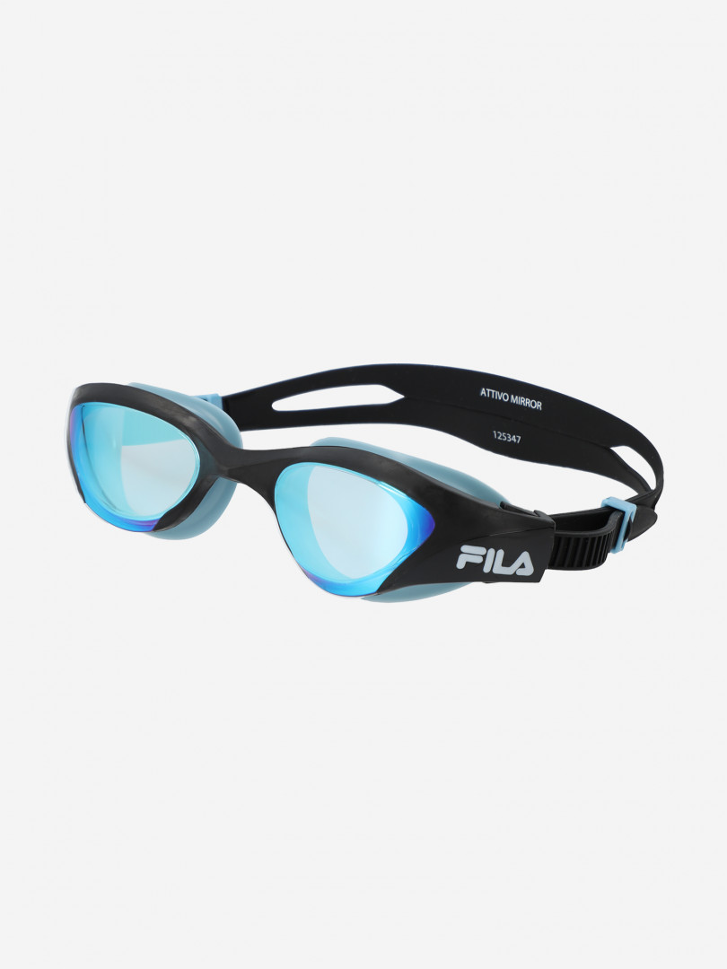 фото Очки для плавания fila attivo mirror, черный