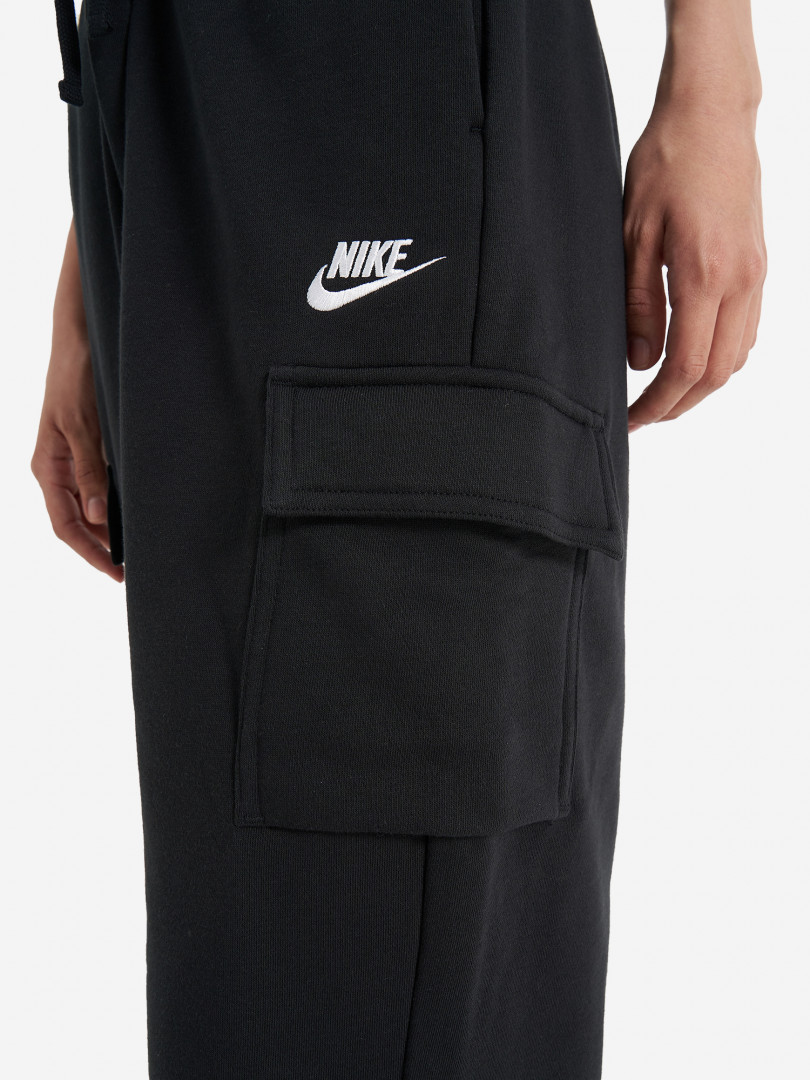 фото Брюки женские nike sportswear club fleece, черный