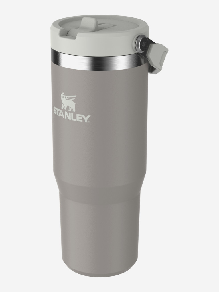 Термокружка Stanley IceFlow Flip Straw Tumbler, 890 мл, серая