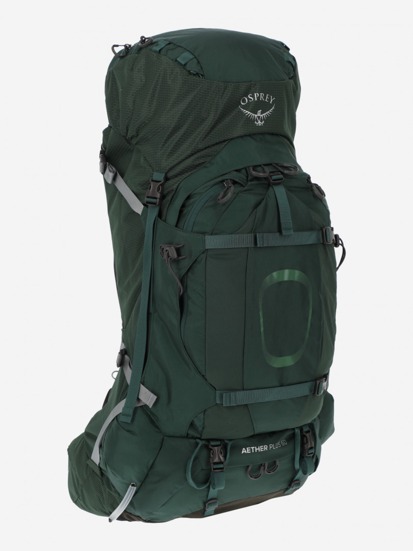 фото Рюкзак osprey aether plus, 60 л, зеленый