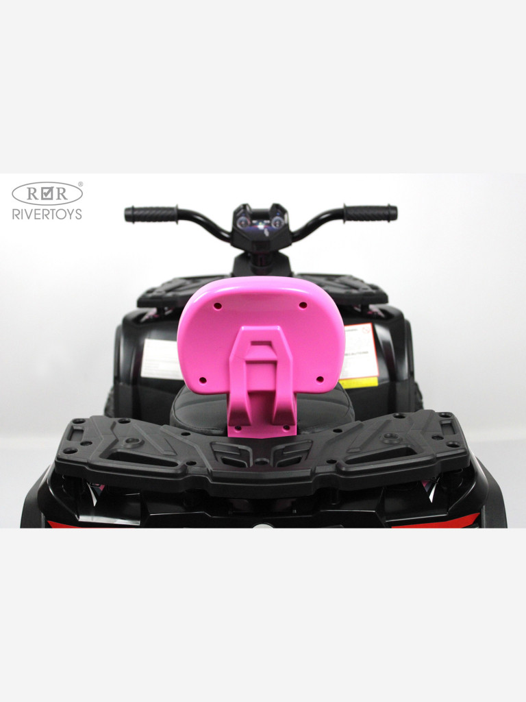 Детский электроквадроцикл RIVERTOYS T001TT 4WD розовый