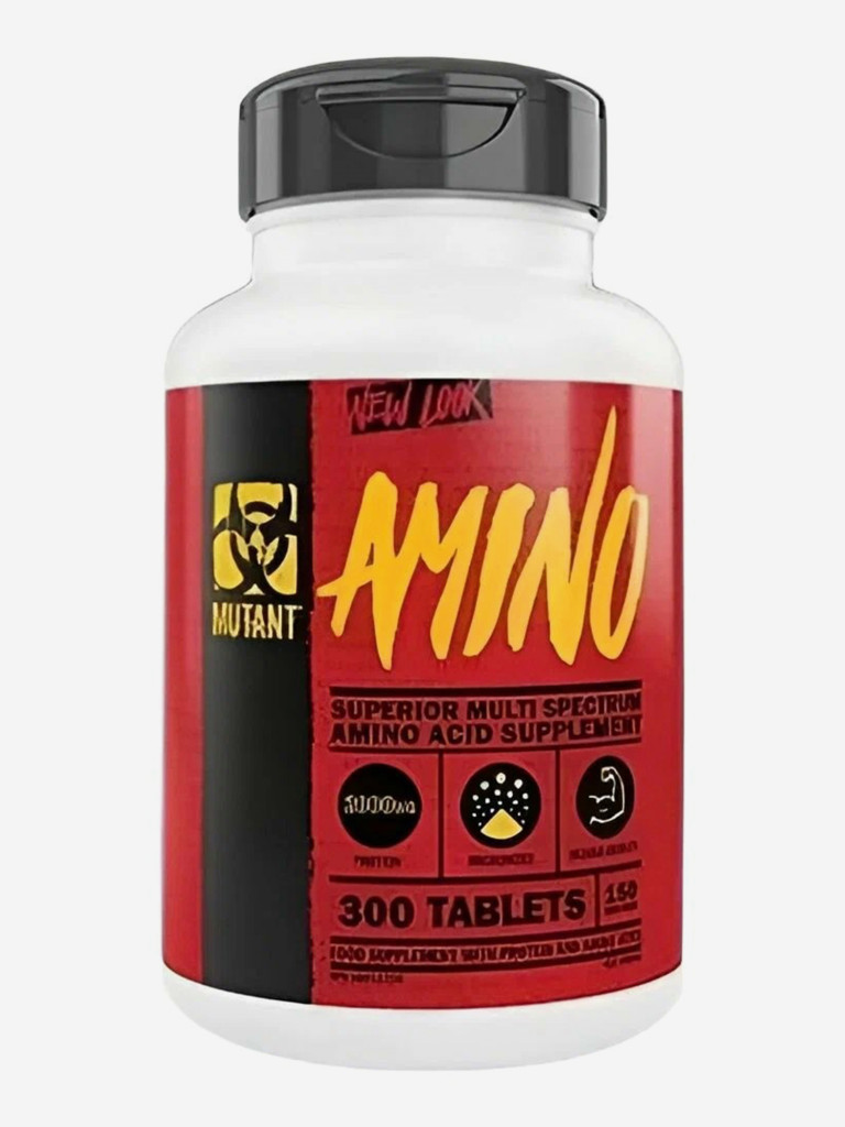 Аминокислотный комплекс Mutant Amino 1300 мг, 300 таб. 390 гр