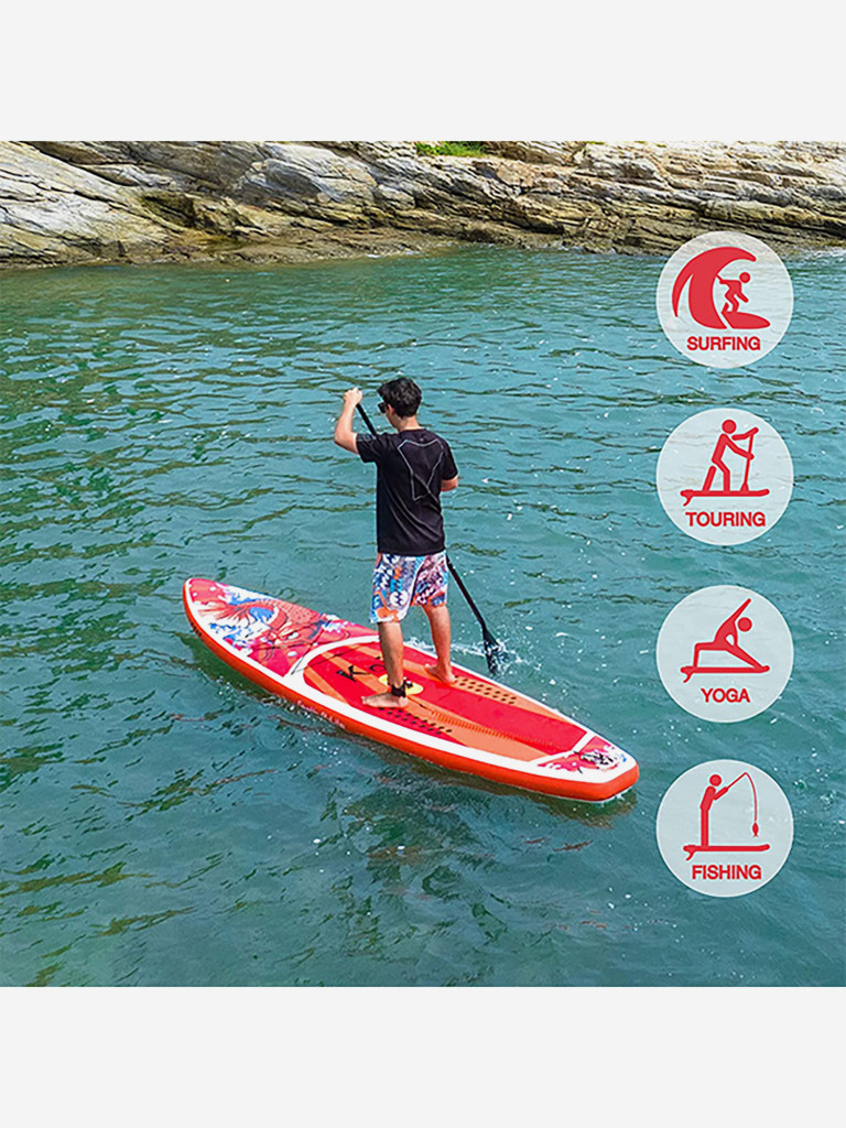 SUP-доска Feath-R-Lite Koi, FunWater (350x84x15см) SUPFR01E