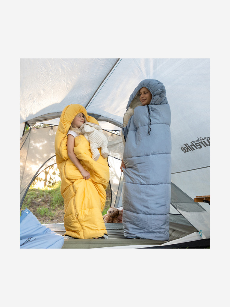 Мешок спальный Naturehike Compact C300, 190х75 см, (правый) (ТК: +6C), Синий