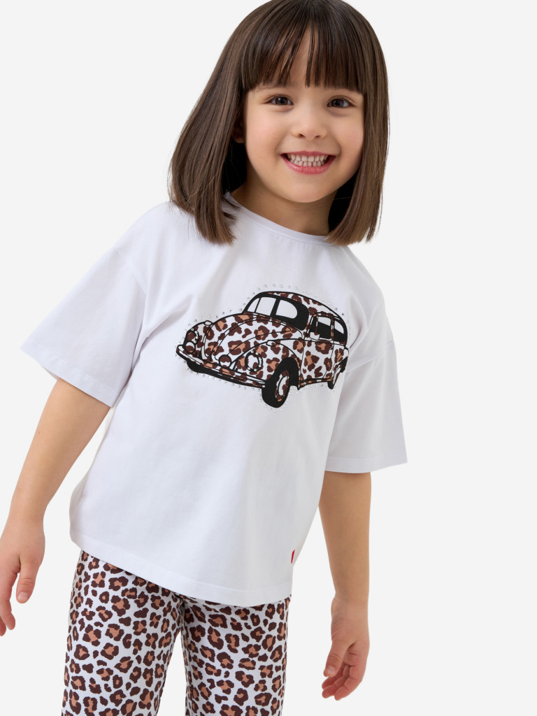 Комплект для девочек: футболка, брюки PlayToday