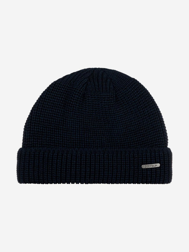 Шапка докер STETSON 8599302 NASHVILLE KNIT DOCKER (синий)