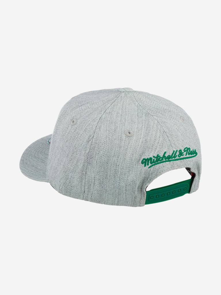 Бейсболка MITCHELL NESS 6HSSMM19363-BCEGYHT Boston Celtics NBA (серый)