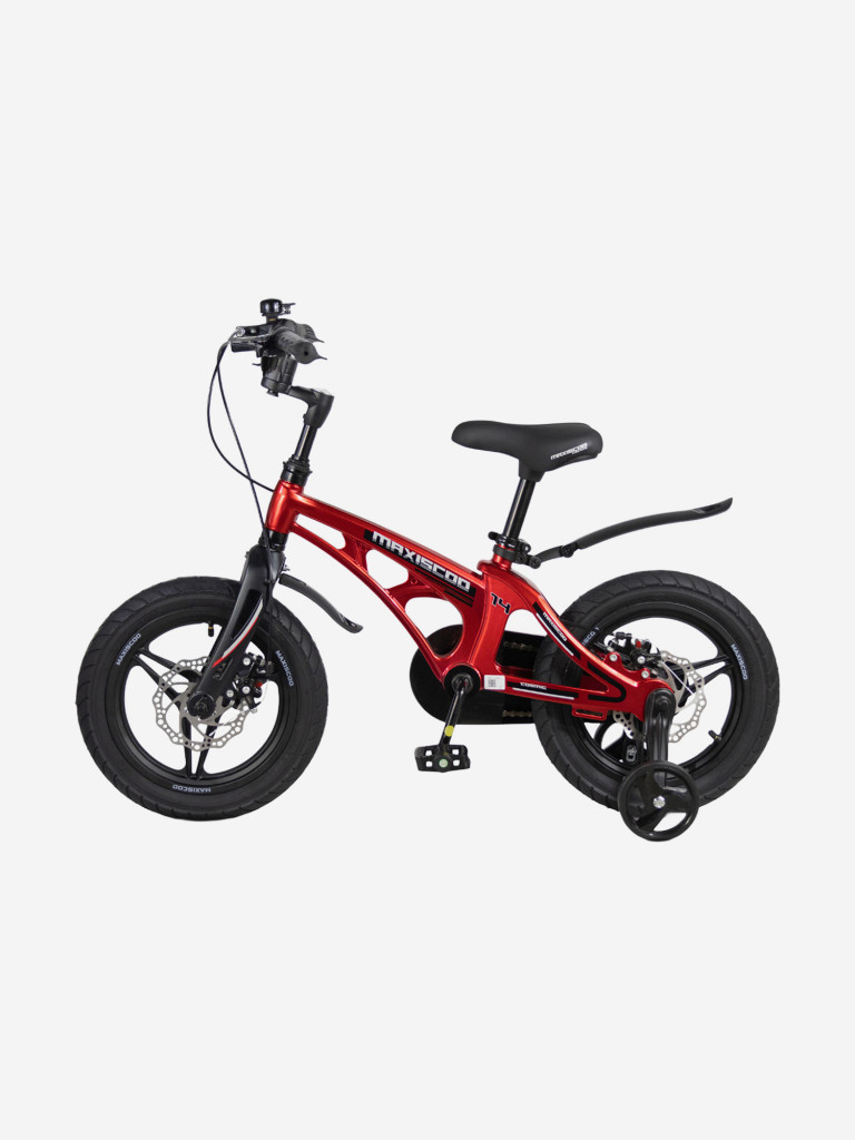 Велосипед детский Maxiscoo COSMIC Deluxe Plus 14'' красный глянцевый, 2026