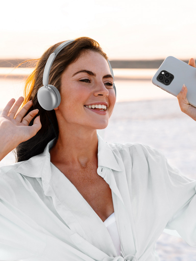 Беспроводные накладные наушники Stereo Light, bluetooth 5.4, 300 мАч