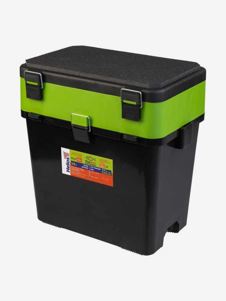 Ящик рыболовный зимний FishBox (19л) оранжевый Helios