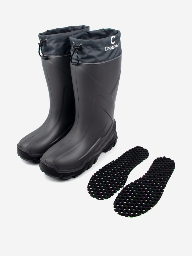 Сапоги рыболовные СЛЕДОПЫТ зимние мужские подошва ПУ с шипами, 5-слойный вкладыш, до -50°С