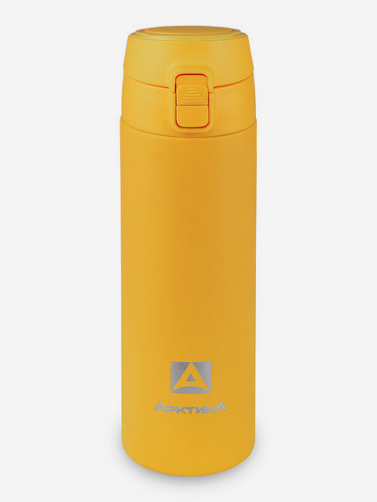 Термос вакуумный облегченный, объем 500 мл., Крышка-поилка с утолщенной силиконовой прокладкой, кнопка с фиксатором для надежной защиты от проливания.