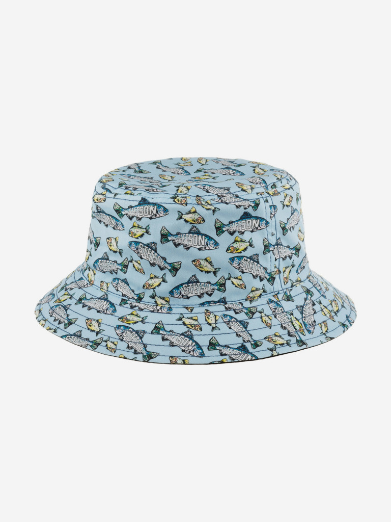 Панама STETSON 1811919 2SIDED BUCKET (голубой)
