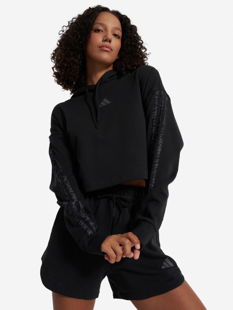 фото Худи женское adidas, черный