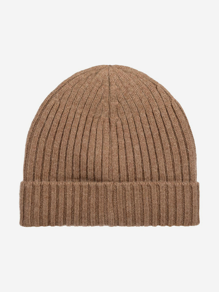 Шапка с отворотом STETSON 8599211 BEANIE CASHMERE (бежевый)