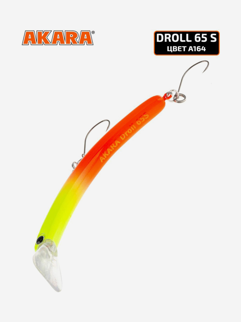 Воблер Akara Droll 65S минноу тонущий на форель 3,7гр A164