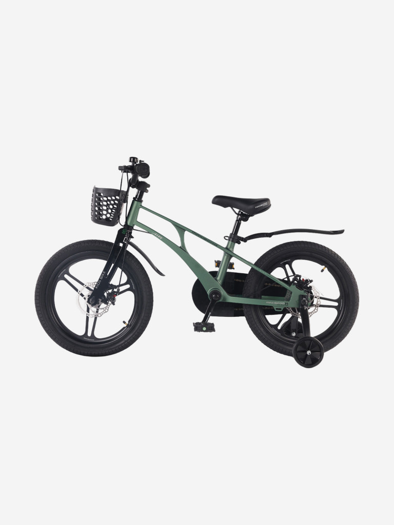 Велосипед детский Maxiscoo AIR PRO 18'' зеленый матовый, 2026