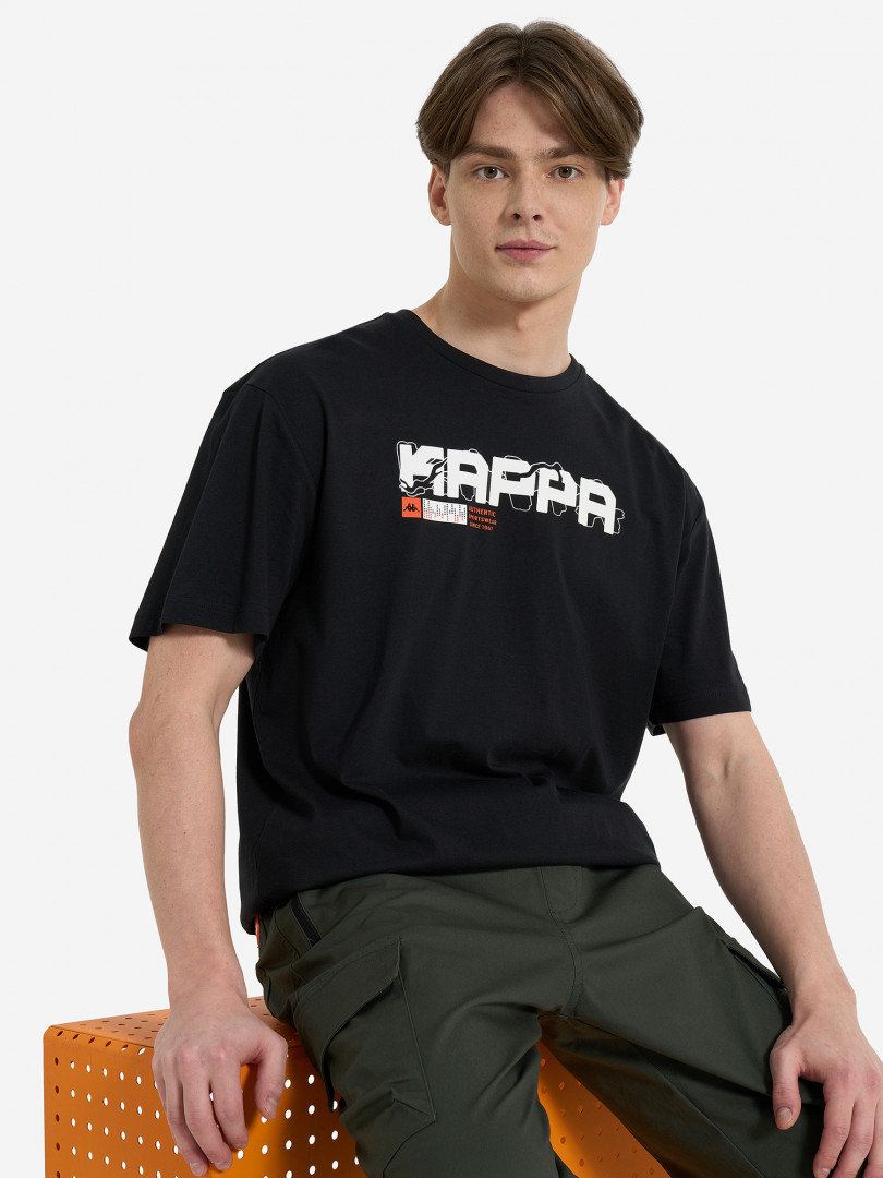 Футболка мужская Kappa Черный 999₽