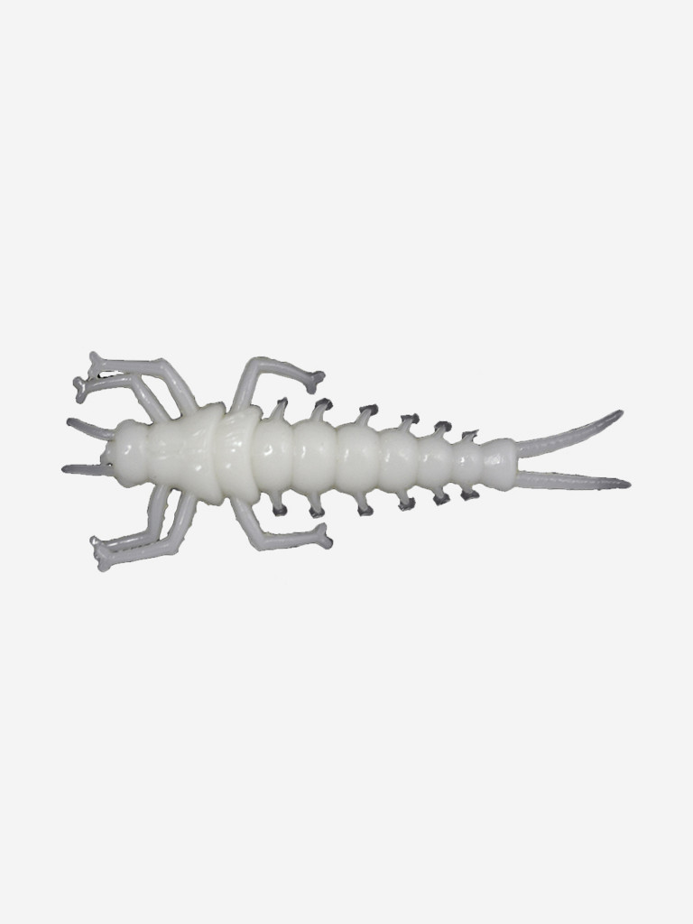 Мягкая приманка LureMax STONE FLY 1,5"/4,5 см, (10 штук в упаковке), силиконовая, в виде личинки веснянки на хищных рыб для рыбалки в стиле ультралайт, джиг, микроджиг
