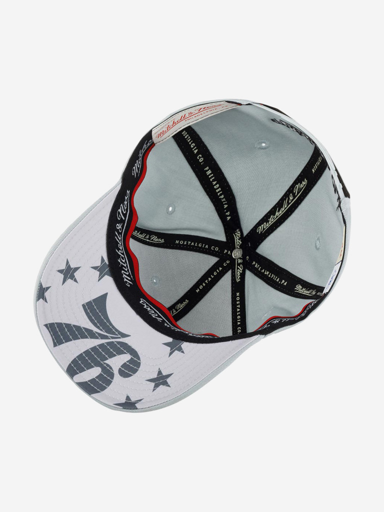 Бейсболка MITCHELL NESS 6HSSMM19487-P76GREY Philadelphia 76Ers NBA