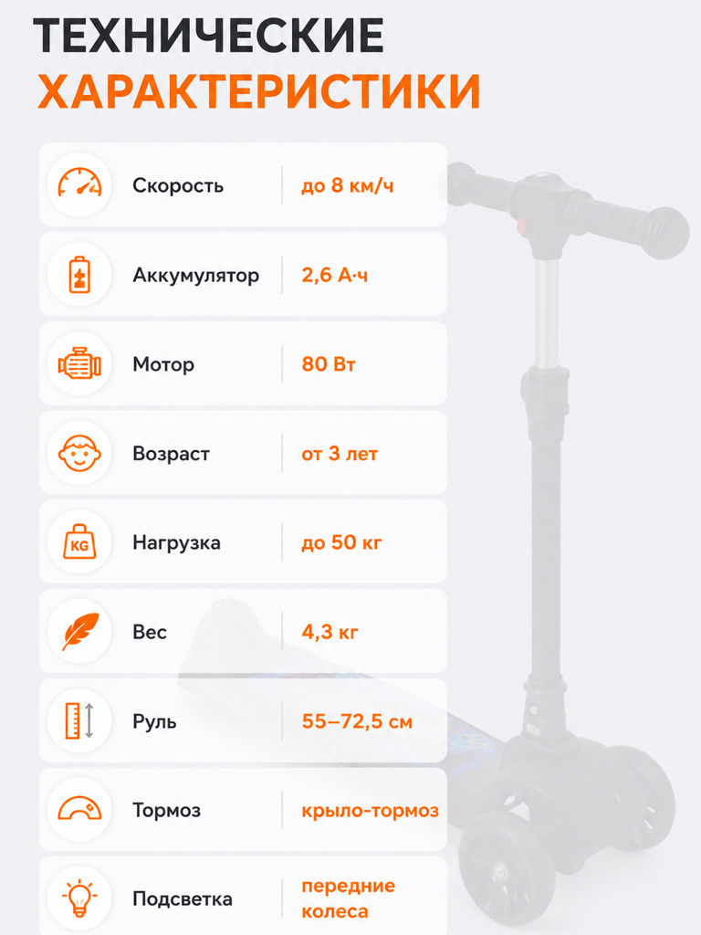 Электросамокат Samik Kids