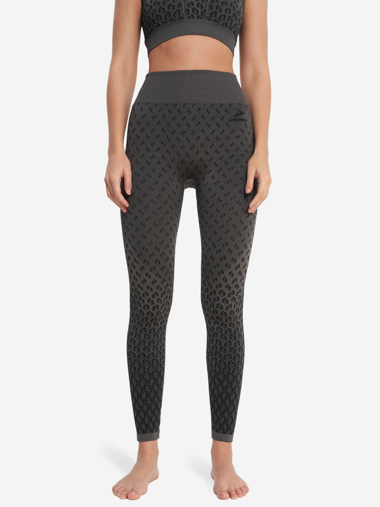 Легинсы женские Demix HighFlow Yoga Seamless Gfx